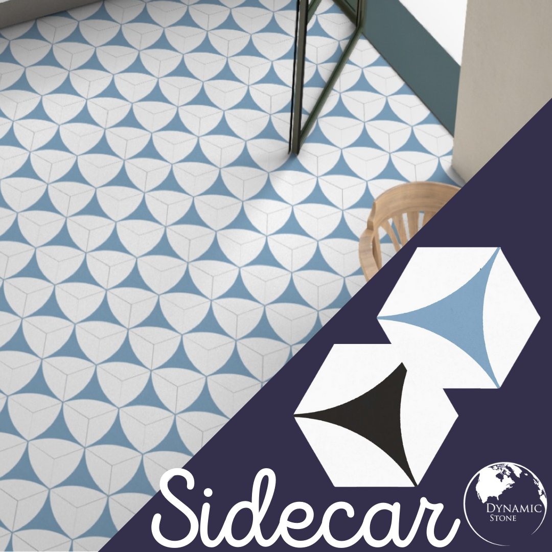 dynamic_stone's tweet photo. Drift away with the Sidecar and other uniquely designed tiles by visiting, https://t.co/zPW3soBN0Z
.
.
.
#DynamicStone #Sidecar #Hexagon #tile #InteriorDesign #luxurytile #Multifamily #Hospitality #CorporateInteriors #AssistedLiving #StudentHousing #ApartmentLiving https://t.co/LchUqqAJrM