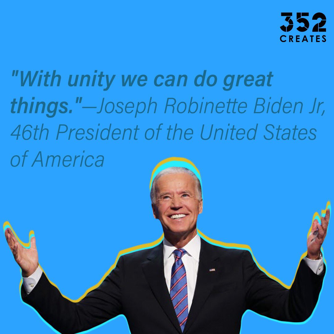 On #InaugurationDay we celebrate the peaceful transition of power as Joe Biden becomes the 46th President