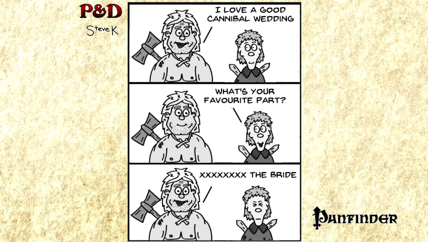 Cain the Cannibal returns in another Punfinder...

#DnD #Punfinder #TTRPG