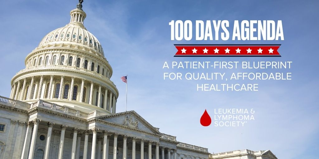 We welcome the Biden/Harris administration and look forward to working together to implement policies that ensure all blood #cancer patients can access high-quality care, starting with "The 100 Days Agenda". Learn more about this unprecedented effort >> bit.ly/391r38Z