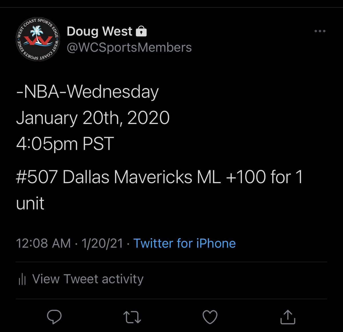 WCSportsEdge's tweet photo. My last #NBA play was on Sunday January 17th where I took the Pacers +8 -110 for 1 unit.

That loss moves my NBA season record to 28-23 for +5.45 units

I’ve got 2 plays so far for today’s slate which are in the screenshots below https://t.co/RXZIEFcgCz