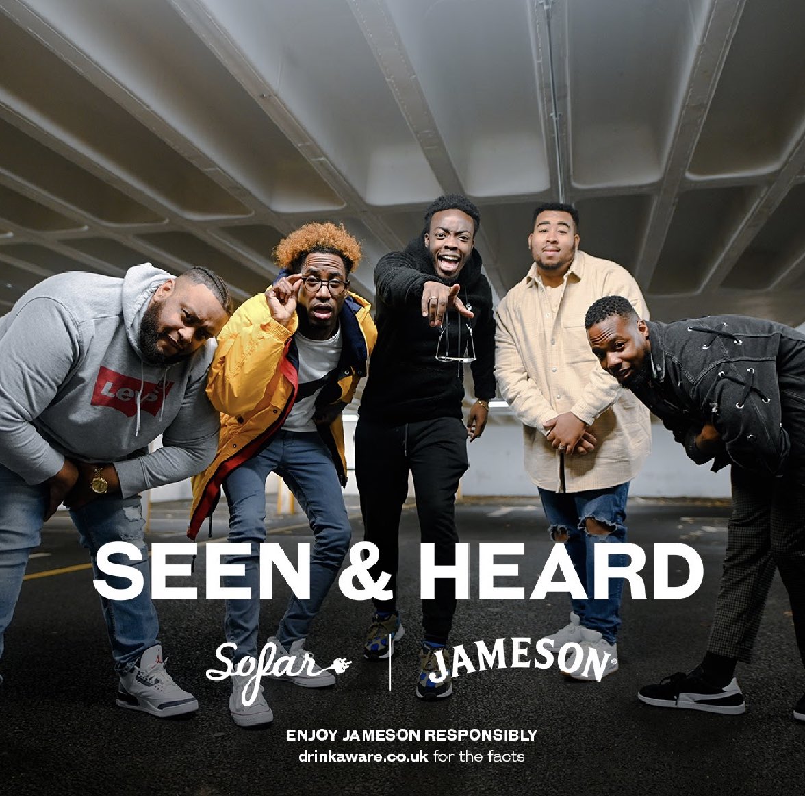 Hey guys!

We’re starting 2021 off right with a <a href="/sofarsounds/">Sofar Sounds</a> performance as part of their “Seen &amp; Heard” partnership with <a href="/jameson_uk/">Jameson Whiskey UK</a>! 

#JoinIn and catch us performing a few new and exclusive singles! 

Thursday 21st January @ 7PM GMT! Link below 👇

sofar.co/seenandheard