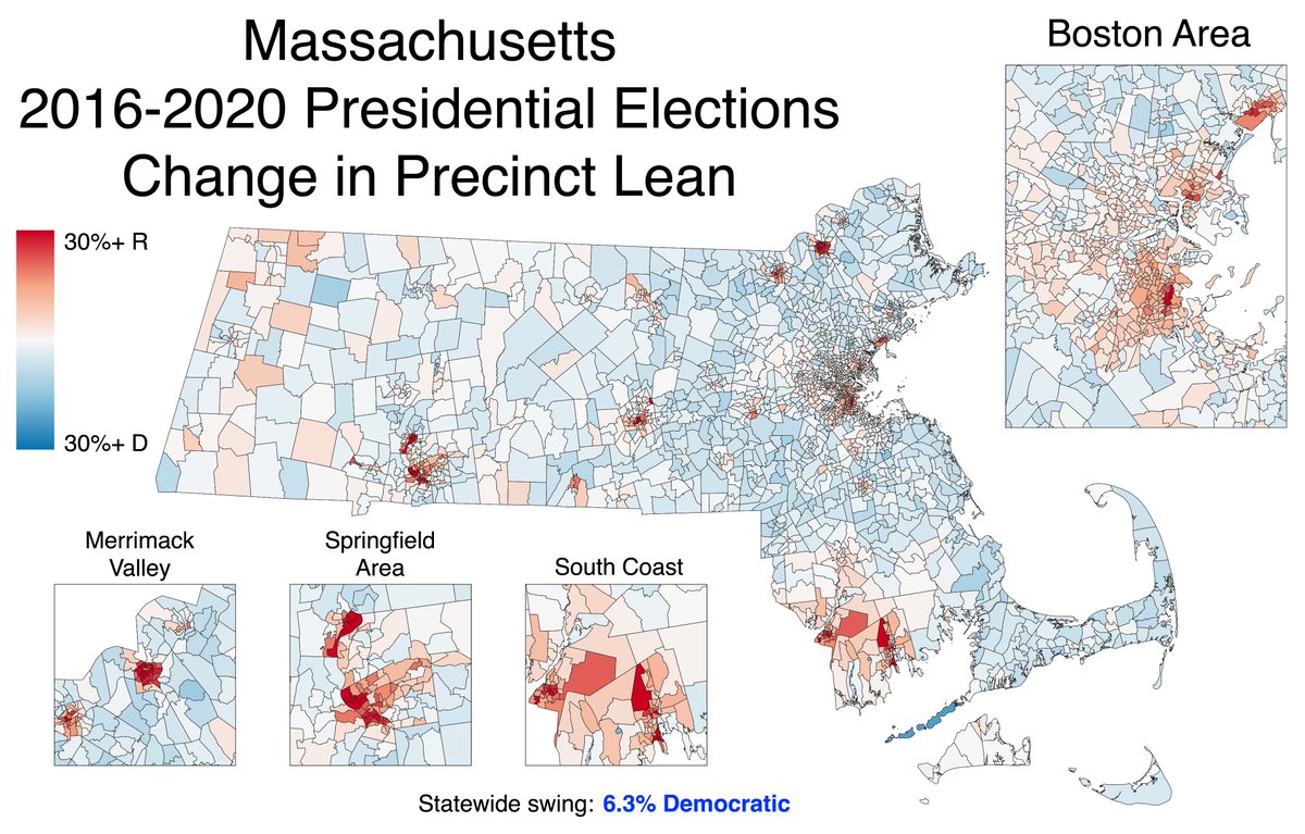 Breaking the 2012-2020 lean change into its two components again illustrates the relative stability of 2020.