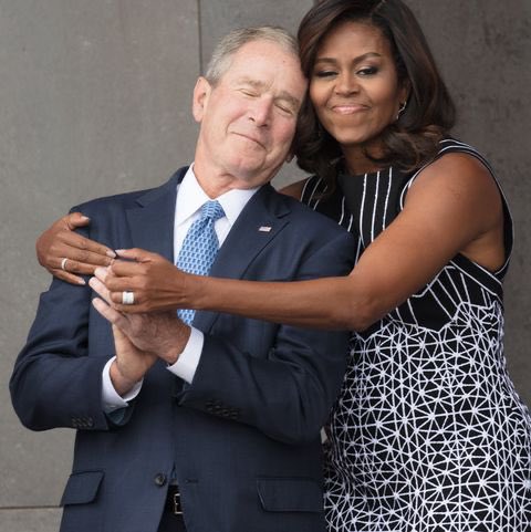 itslousimon's tweet photo. If he don’t love me like Bush love Michelle, I don’t want him https://t.co/4VPU01OYot