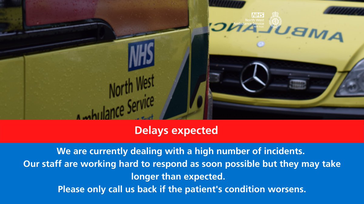 North West Ambulance Service (@nwambulance) on Twitter photo 