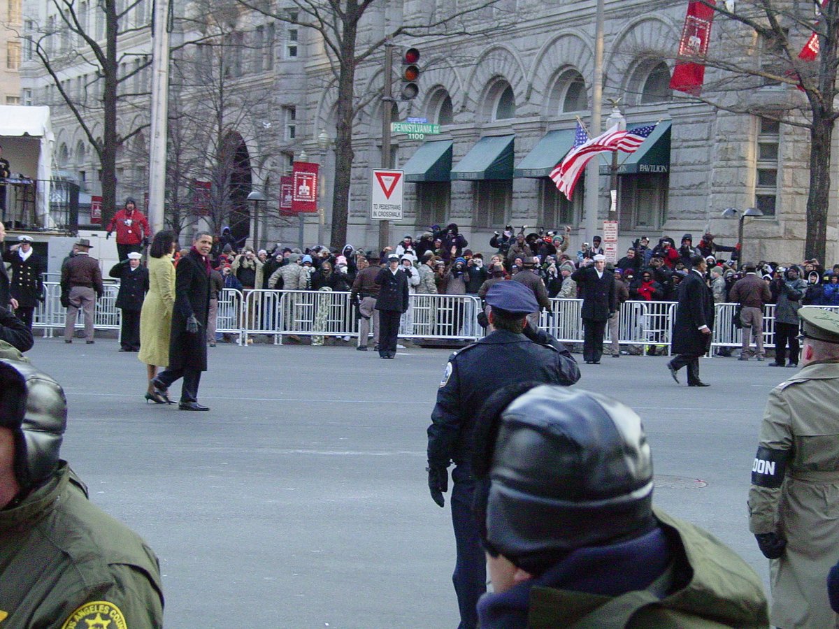 This was the best picture I got of Barack Hussein Obama & Miche Obama.As I have stated many times, I did not vote for any of them but it was on honor to attend.I've always respected the office of the President & the Constitution. #Inauguration    #Inauguration2021    #InaugurationDay  