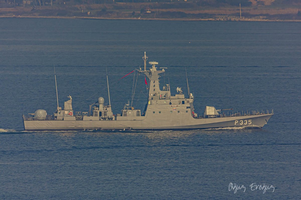 OguzEroguz1's tweet photo. #TurkishNavy #KılıçClass fast attack craft #TCGİmbat #P335 #DenizdenEsenGüç https://t.co/y7sHyLGTGI