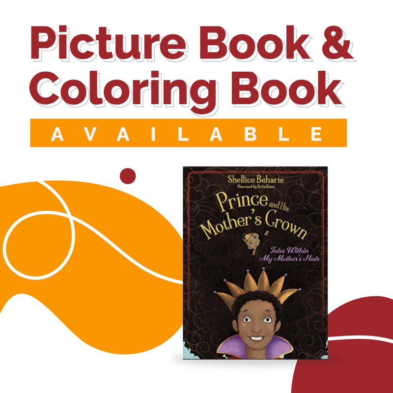 ShelliceBeharie's tweet photo. Did you know Prince And His Mother’s Crown: Tales Within My Mother’s Hair comes in a coloring book version as well? This three-in-one coloring book, picture book, and activity book is hours of fun!

Learn more: https://t.co/olunUwE9vv https://t.co/WgMFE0DjaR