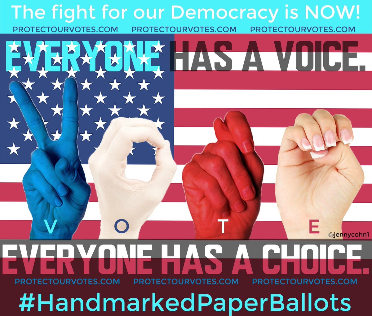 Dear  @HouseDemocrats:HR 1 requires that the voter “have the option to mark his or her ballot by hand.” Pls add the following for clarity: “For jurisdictions w/ in person voting, this option shall be provided to the voter at the polling place.”  @RepTedLieu  @katieporteroc 1/