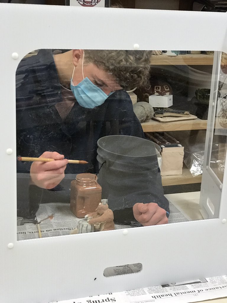 HYFLEX LEARNING... we got this! @bellarmine_prep #hyflexlearning #art #creativity