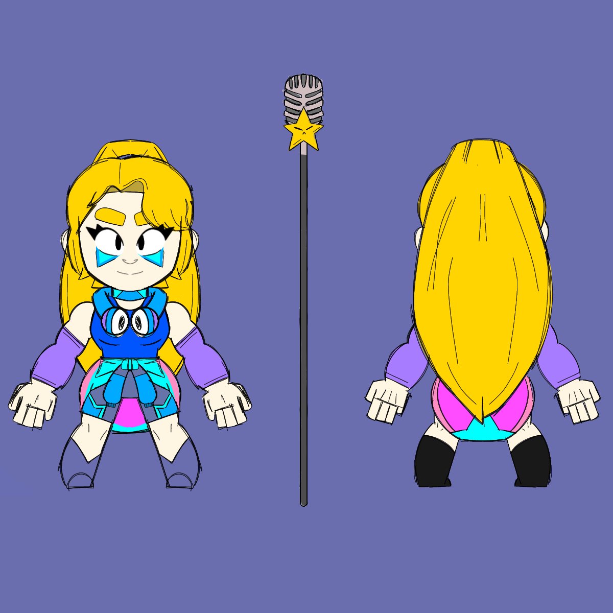 OPsartz's tweet photo. #IdeaOsquis
Bien, aqui esta mi concepto de brawler, no es muy bueno pero pues es algo xd
•Su nombre es Sonia
•Es de rareza epica
•es francotiradora https://t.co/Y5z34gmueJ