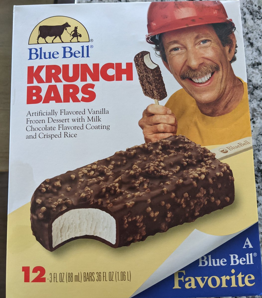 Found these ice cream bars that are so crunchy you need to wear a hardhat!