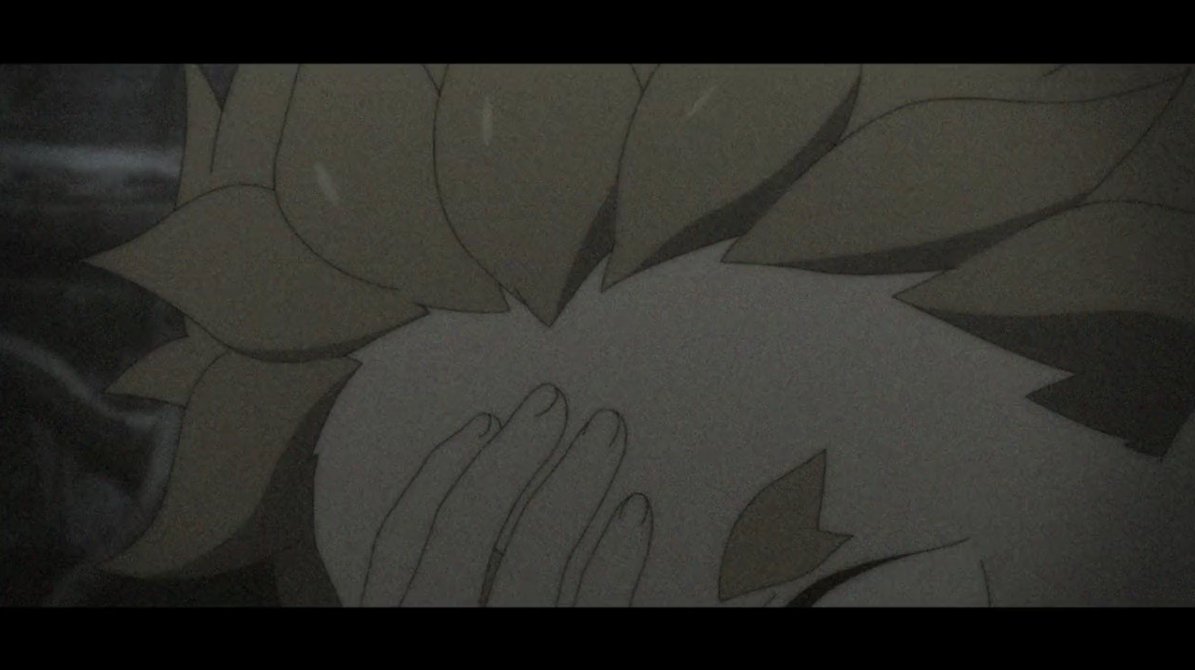 The episode kicks off with a flashback that not only shows the depth of Garfiel's trauma and his complete rejection of his mother's love, trying to "erase" the spot she kissed by bashing it into a wall, but also his relationship with Ryuzu Shima. This was an anime original scene!