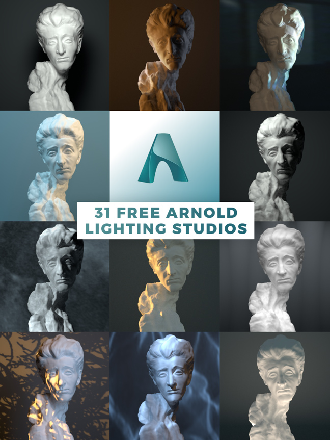 jorenkandel's tweet photo. We have an insane freebie for you today from @remmac It's 31 Free @arnoldrenderer  Lighting Studios for Cinema 4D! What a gift, thanks Remco! https://t.co/lIjKEc3sBX https://t.co/qi3YqkUMOD