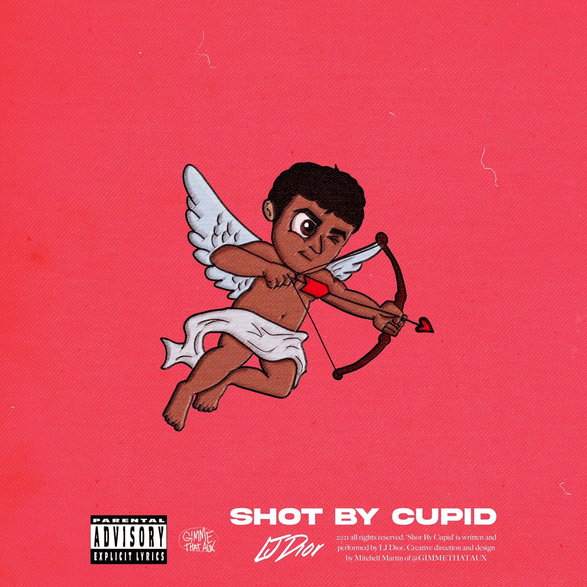 GIMMETHATAUX's tweet photo. Official art for @LJDIOR new project ‘Shot by Cupid’ https://t.co/iFz6zAUBje
