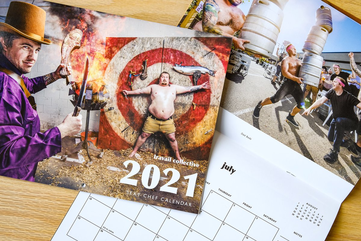 Our 2021 Sexy Chef Calendars finally arrived! We're excited to get these into your hands. If you pre-ordered one, we'll be shipping them out this week and you'll get an email notification once it's on its way. If you've yet to grab one, you can now buy one from Pig Ate My Pizza.