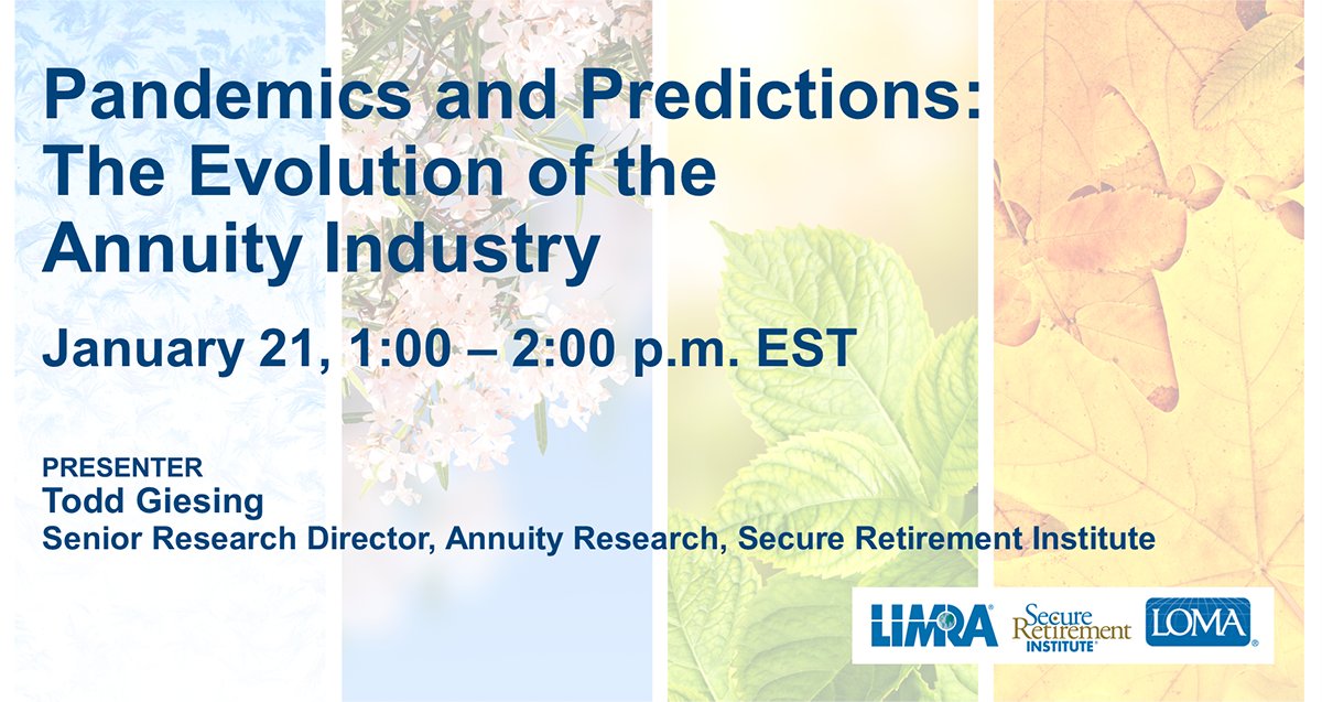 The global economy and pandemic are transforming the annuity industry. Both have accelerated existing trends and created new opportunities. Yesterday's best practices are quickly becoming today's table stakes. #Annuities
ow.ly/H35P50D6Qny