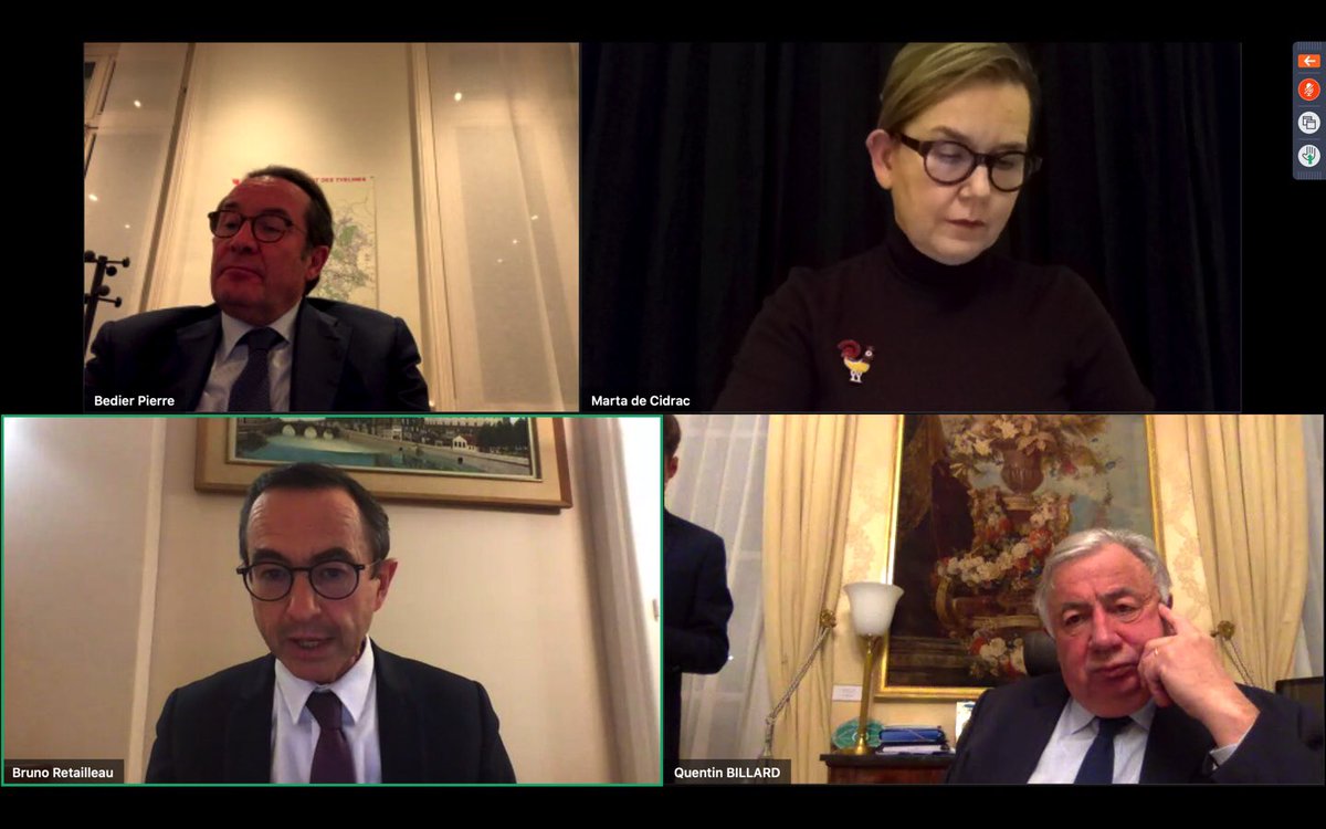 SimlerK's tweet image. Pour sa nouvelle étape du #TourDeFrance en visio, @BrunoRetailleau est ce soir dans les #Yvelines auprès de 300 personnes ! 

Merci à @MartadeCidrac pour l’initiative et à @gerard_larcher pour sa présence !

Merci pour votre participation !