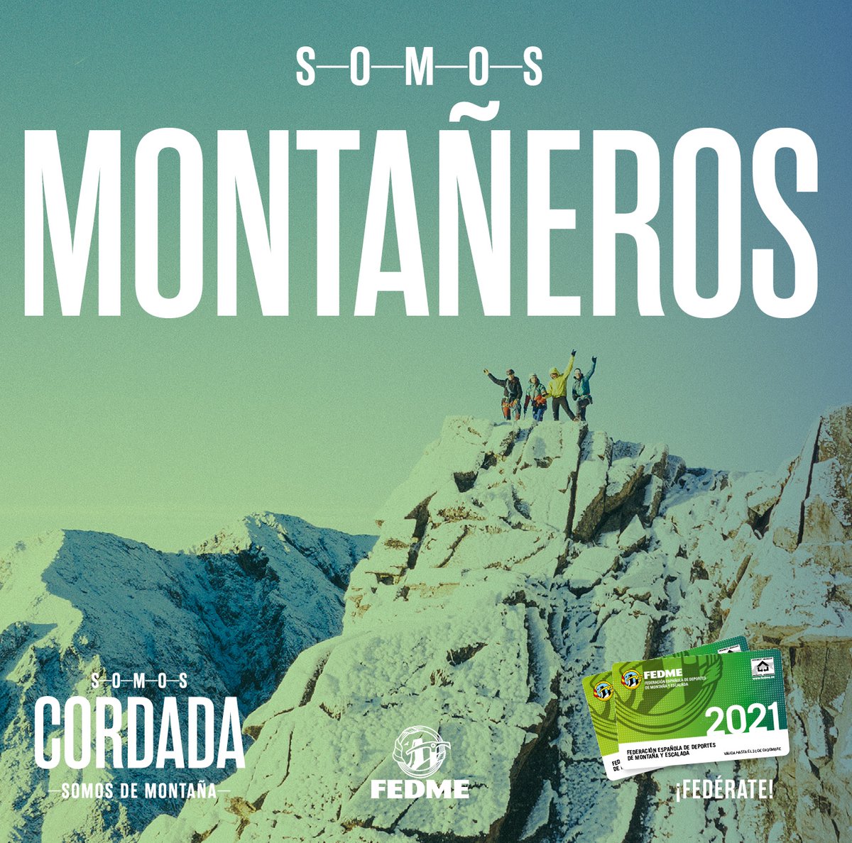 ✨ Razón 1️⃣  Te identificarás como practicante de deportes de montaña y  formarás parte de un proyecto común de defensa de estos. Defenderás el libre acceso al medio natural para todos los amantes de la montaña. 
➕ Más razones para federarte FEDME: 
ow.ly/vFBK50DdewL