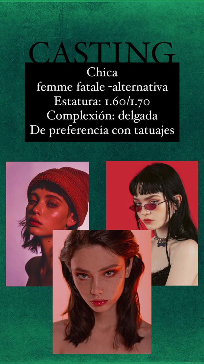 triplesietemx's tweet photo. casting@triplesiete.mx https://t.co/03cA9cV76F