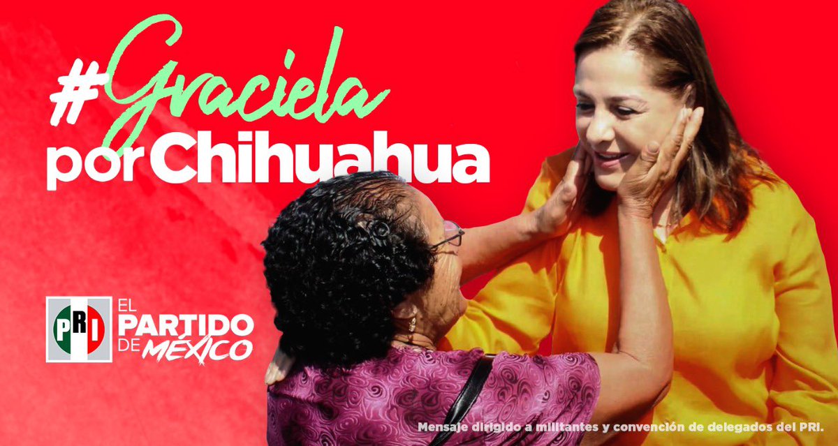 MovPRImxOficial's tweet photo. Con @GOrtizGlez las familias de Chihuahua estarán siempre respaldadas, porque es una mujer con experiencia, trabajadora y de resultados. #GracielaPorChihuahua https://t.co/2AlsvUMnig