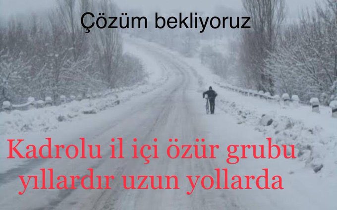 MebİliçiÖzür Çözülsün
il içi ciddi bir sorun.Aynı il içinde olmasına rağmen aralarında yüzlerce km mesafede eşinden ve ailesinden  ayrı yerlerde görev yapan öğretmenlerimiz var. (Mersin/Tarsus -Anamur 252 km)

<a href="/RTErdogan/">Recep Tayyip Erdoğan</a> <a href="/ziyaselcuk/">Ziya Selçuk</a> <a href="/tcmeb/">Millî Eğitim Bakanlığı</a>
<a href="/safran1958/">Mustafa SAFRAN</a>