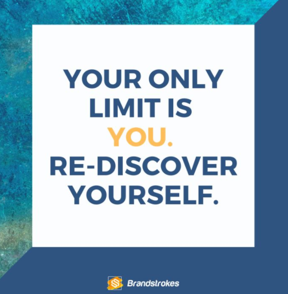 brandstrokes's tweet photo. Your ONLY limit is you. Keep re-discovering yourself. You'll be amazed by the 'mystery' you are! Stay grounded in success (don't fly) &amp; in failure (don't hide). Find your purpose, even if it means making a difference to one person. 
#ThursdayThoughts #thoughtoftheday #BePositive https://t.co/YXPgLKBkBB