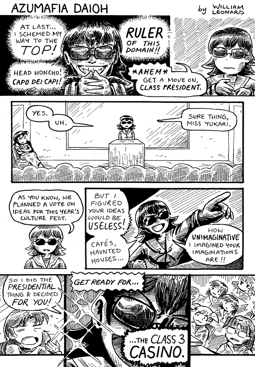 AZUMAFIA DAIOH (or, YAKUZANGA DAIOH), in: "i couldn't write anything past this but it was still fun lol"
