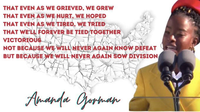 Let @ElectionEdge help put beautiful #inagurations in perspective as stellar parts of our electoral process! The day sets tone and perspective, and Ms. Gorman did just that with a poem of #optimism and #unity. #inaguration2021