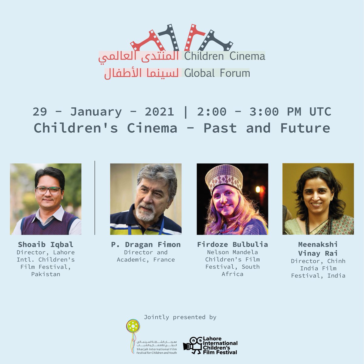 tlaorg's tweet image. Children's Cinema Global Forum 
- announcing speaker lineup for session 1

Bringing international children’s cinema experts, festival organisers and filmmakers for a virtual talk series

Jointly presented by #Sharjah @SharjahICFF &amp;amp; # Lahore
Register: thelittleart.org/happenings/chi…
#CCGF