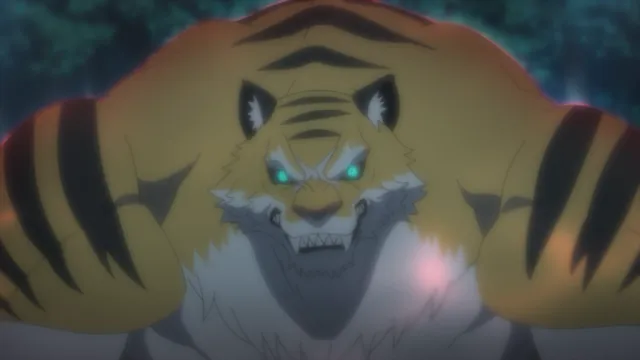 Another example of this nature of Garfiel's is his use of his beast form—notice how never once he himself *killed* anyone, even desperately trying to *heal* Ram once. When cornered & forced to kill an opponent, he leaves all the work to the savage beast, so he can avert his eyes.