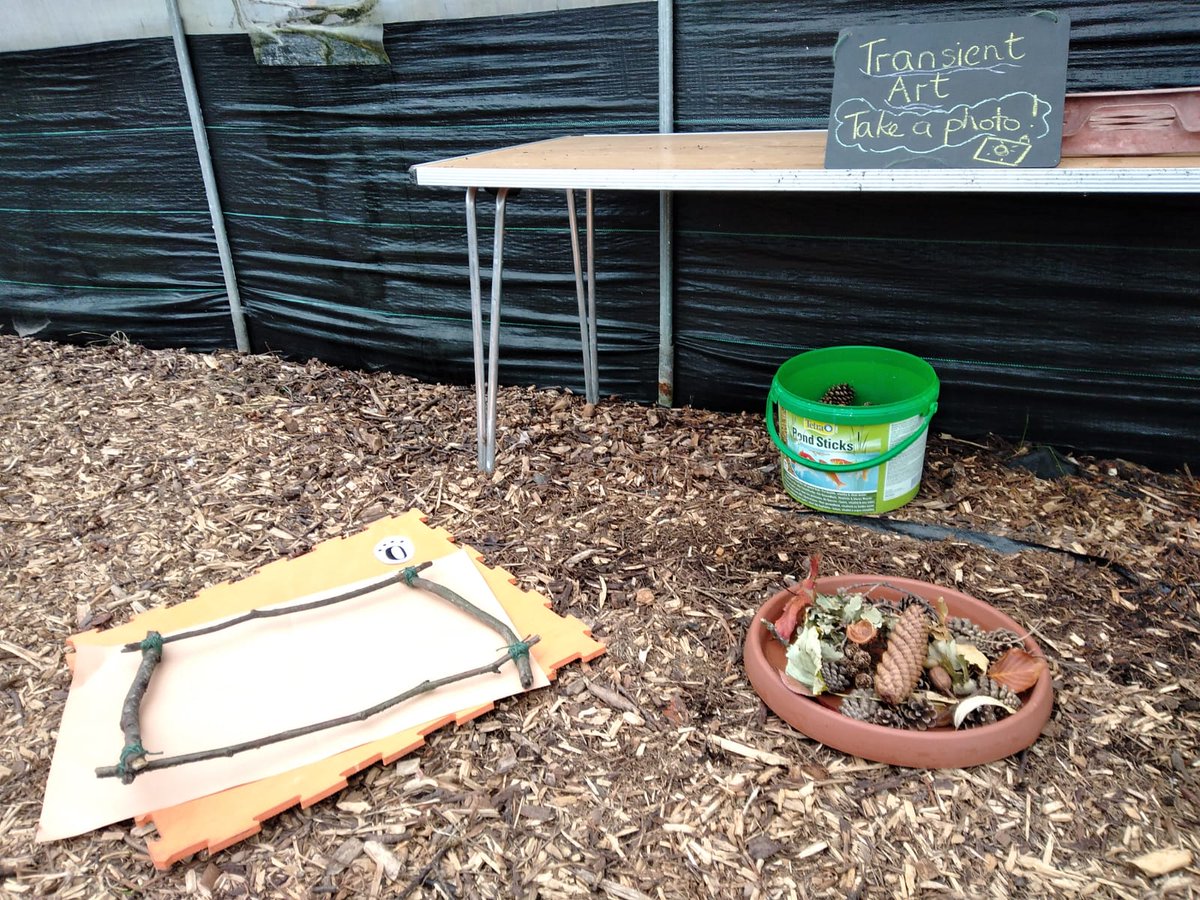 WolvesPlayCafe's tweet photo. #OutdoorPlayIdeas Transient Art πThis is one we've set up at #WolvesintheWoods sessions- the possibilities are endless!
1) Find any sticks and create a frame
2) Collect some bits from your walk or garden and create different pictures in your frame #EarlyYears #OutdoorAdventures https://t.co/m8RKMDhvBy
