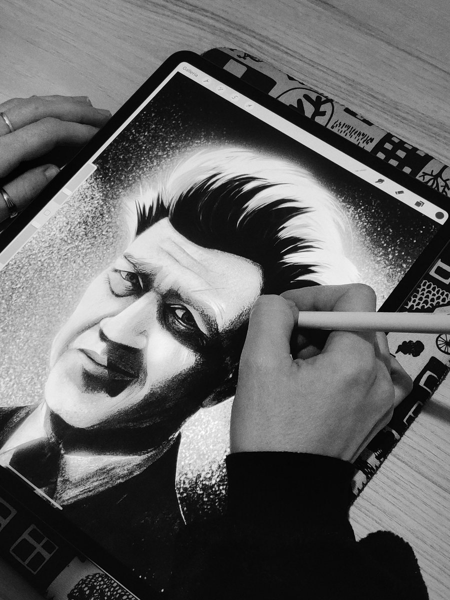 cianytell_'s tweet photo. A little something I made for David Lynch’s 75th birthday 🖤

“Eraserhead is my most spiritual film”
“Elaborate on that”
“No.” https://t.co/x2n7G7hOao