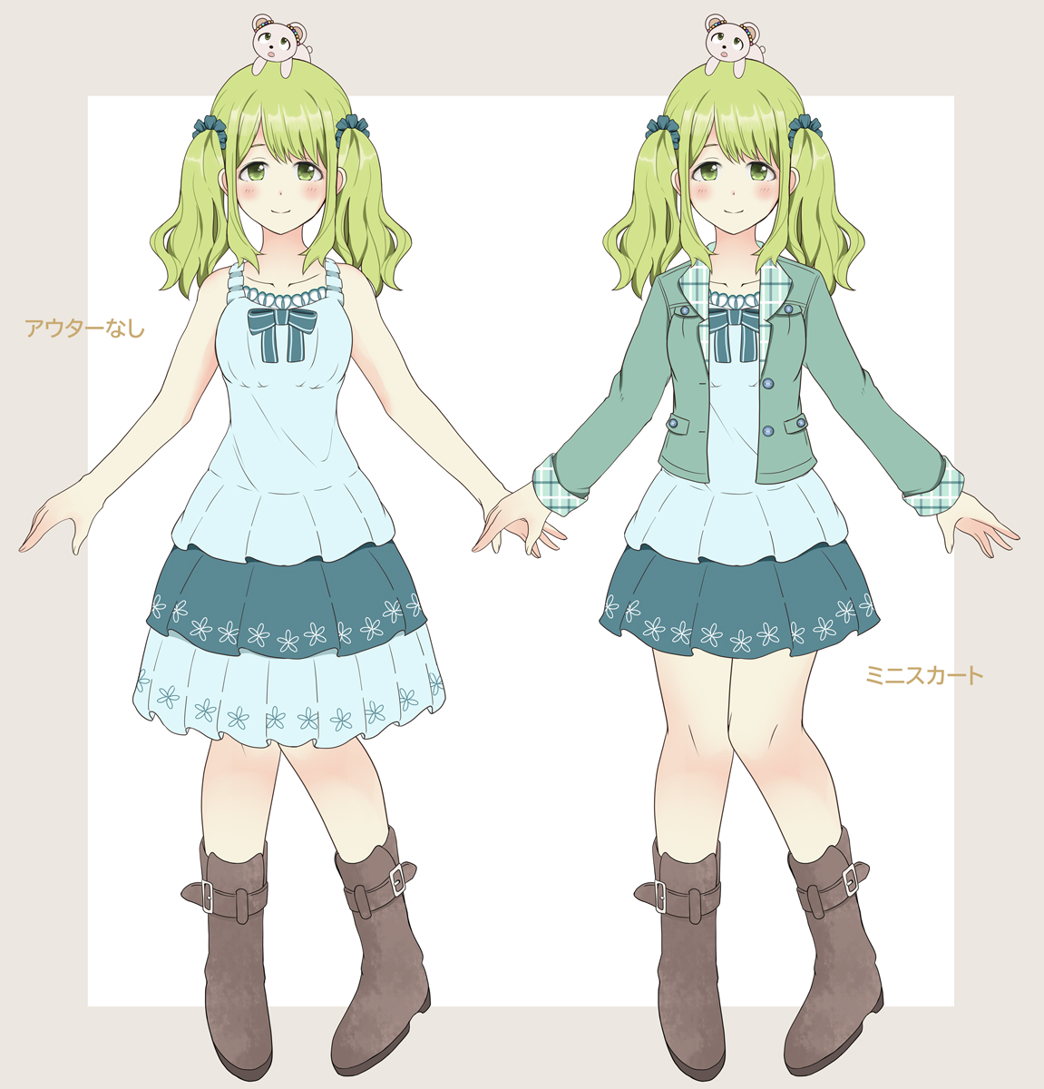 森中花咲勝ちヒロイン衣装コンテスト 仁和月のイラスト