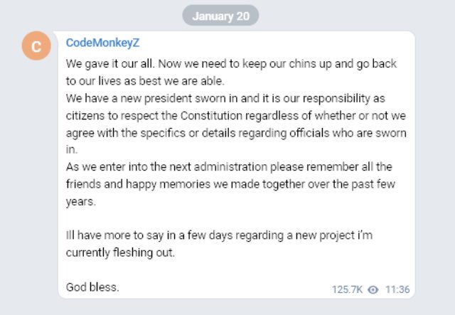 Joke's on them. Because POTUS plays to win and they were right. Ultimately, in the end, GOD wins. THAT was not disinfo, even if they intended for it to be.