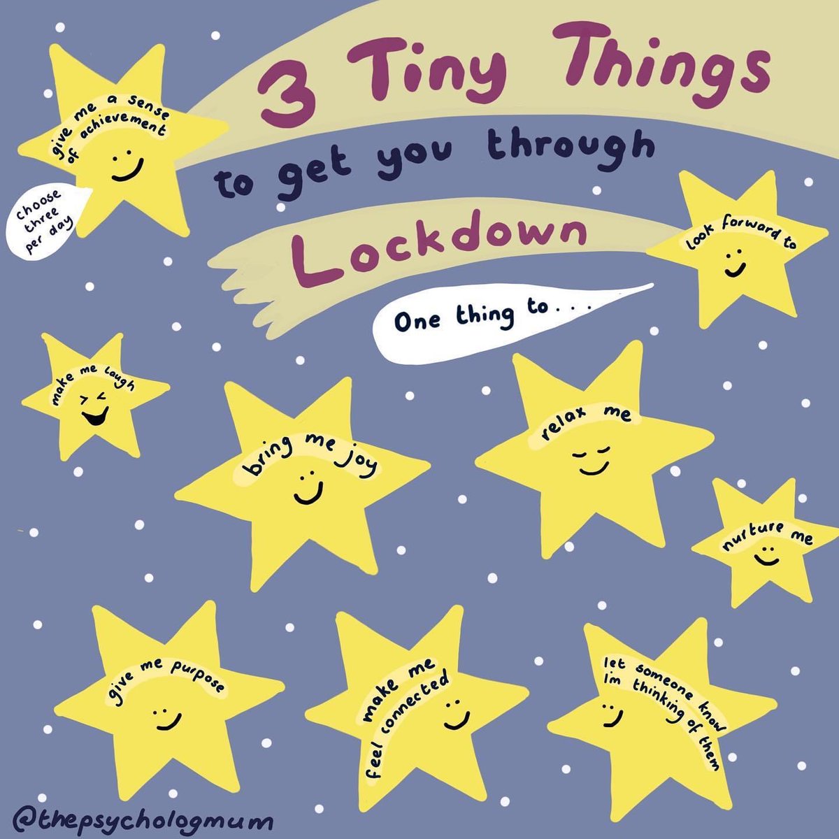 A lovely idea from <a href="/EmmaNeuropsych/">The Psychology mum</a> - why not try to incorporate some of these ideas into your daily routine?