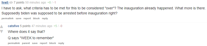 "Why are people spending so much time making fun of us for believing this if we're wrong? Checkmate!"Honest to god, these people are a bad bottle of tequila away from declaring that Q drops have to be measured in dog years.