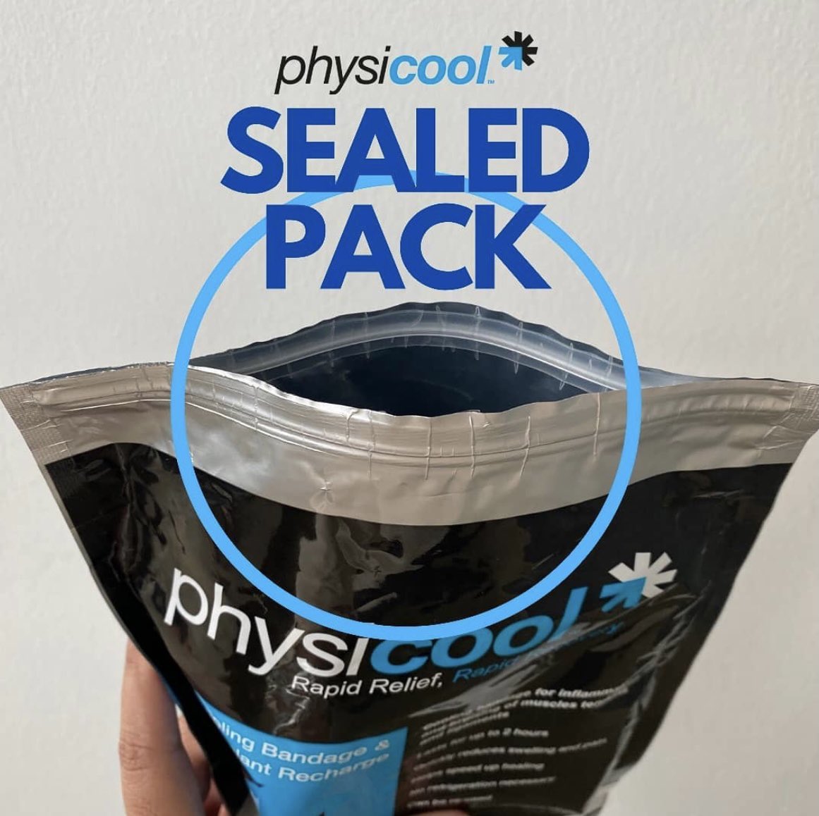 PatMedical's tweet photo. Keep your bandage fresh and neat with the ziplock feature.
#physicool #ziplock #kneepainrelief #shoulderpain #Recovery #relief https://t.co/OJ3enIxLDl