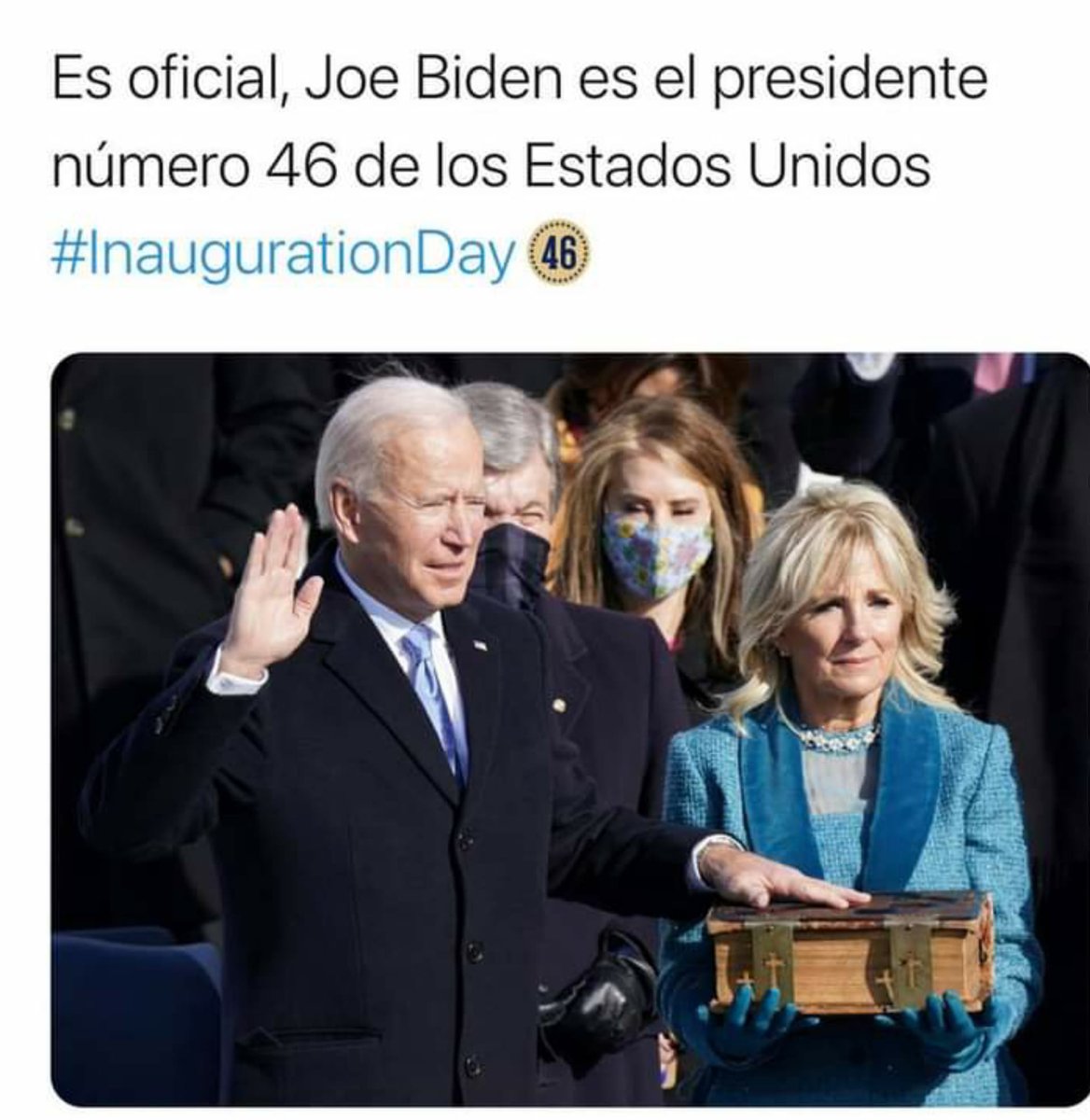 NineAcapulco's tweet photo. Es oficial #JoeBiden se convierte en el Presidente de Estados Unidos. https://t.co/rP9tuNM9bo