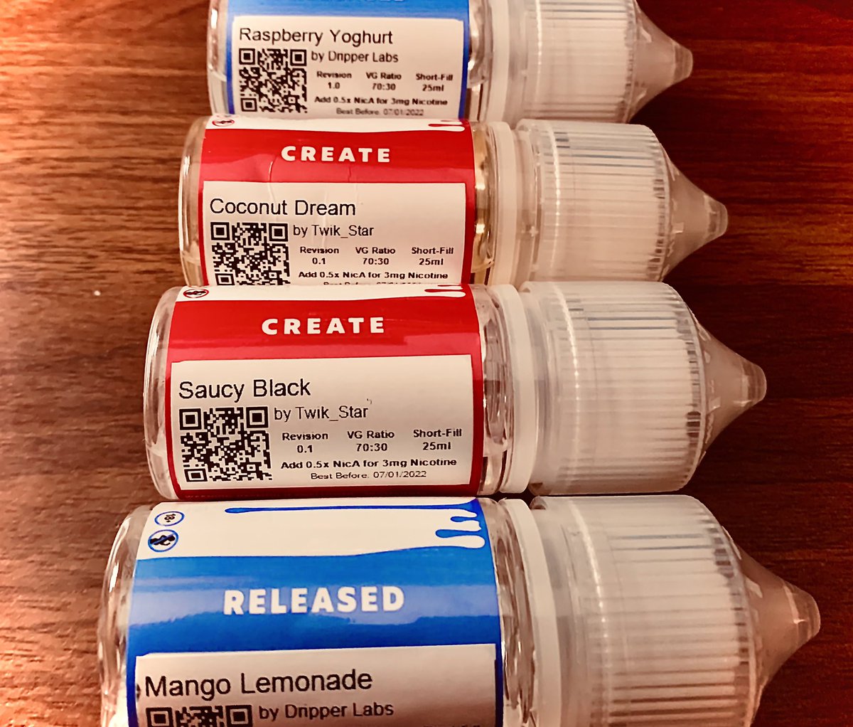 Massive love for @DripperLabs for sending both my own created juices and 2 of their house favours.

The quality of the ingredients is clearly 2nd to none and my very own Coconut Dream is, as the name states, a DREAM 😋

Changing the juice world, one flavour at a time

 #vapefam