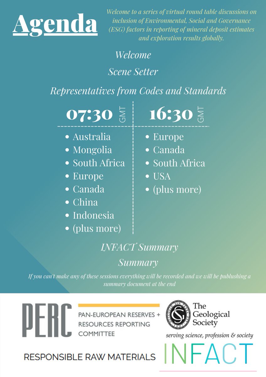 RawResponsible's tweet image. The agenda for next week&apos;s roundtable is coming together and we are very excited! 

See more at: responsiblerawmaterials.com/rr-round-tables

@INFACTproject