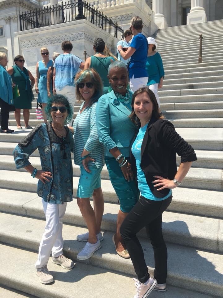 Coach_Kall's tweet photo. It’s Inauguration Day! I’m looking forward to this new administration! Looking forward to going back to Capitol Hill to fight for ovarian cancer funding &amp; awareness. Get ready @POTUS, @VP, @BradSherman! The Teal Ladies of Ovarian Cancer Coalition Of Greater California are ready! https://t.co/oKFH5Id6Sz