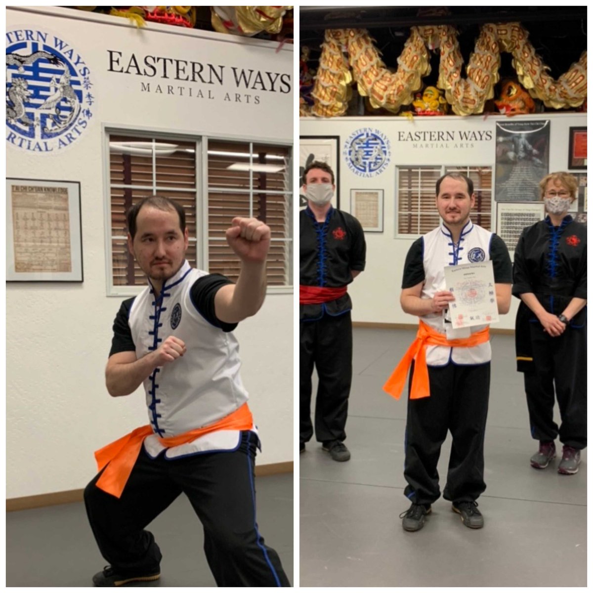 easternways's tweet image. #Congratulations &amp;amp; a round of applause to Mr. Altman studio for achieving his Orange Sash! His journey towards Black Sash has now begun💪

#EasternWays #MartialArts #OrangeSash #EWfolsom #KungFu #SelfDefense #Folsom #SashTest #Orange #EWsashtest #Congrats #Congratulations