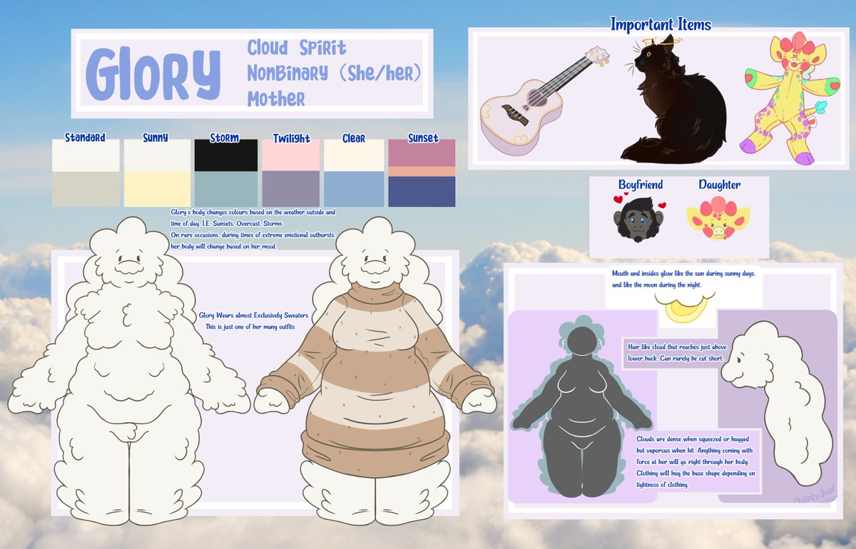 blshbker's tweet image. Taking a few commissions for Reference Sheets at 50$ if anyone is interested! I wanna take a few of these so boosts would be lovely!