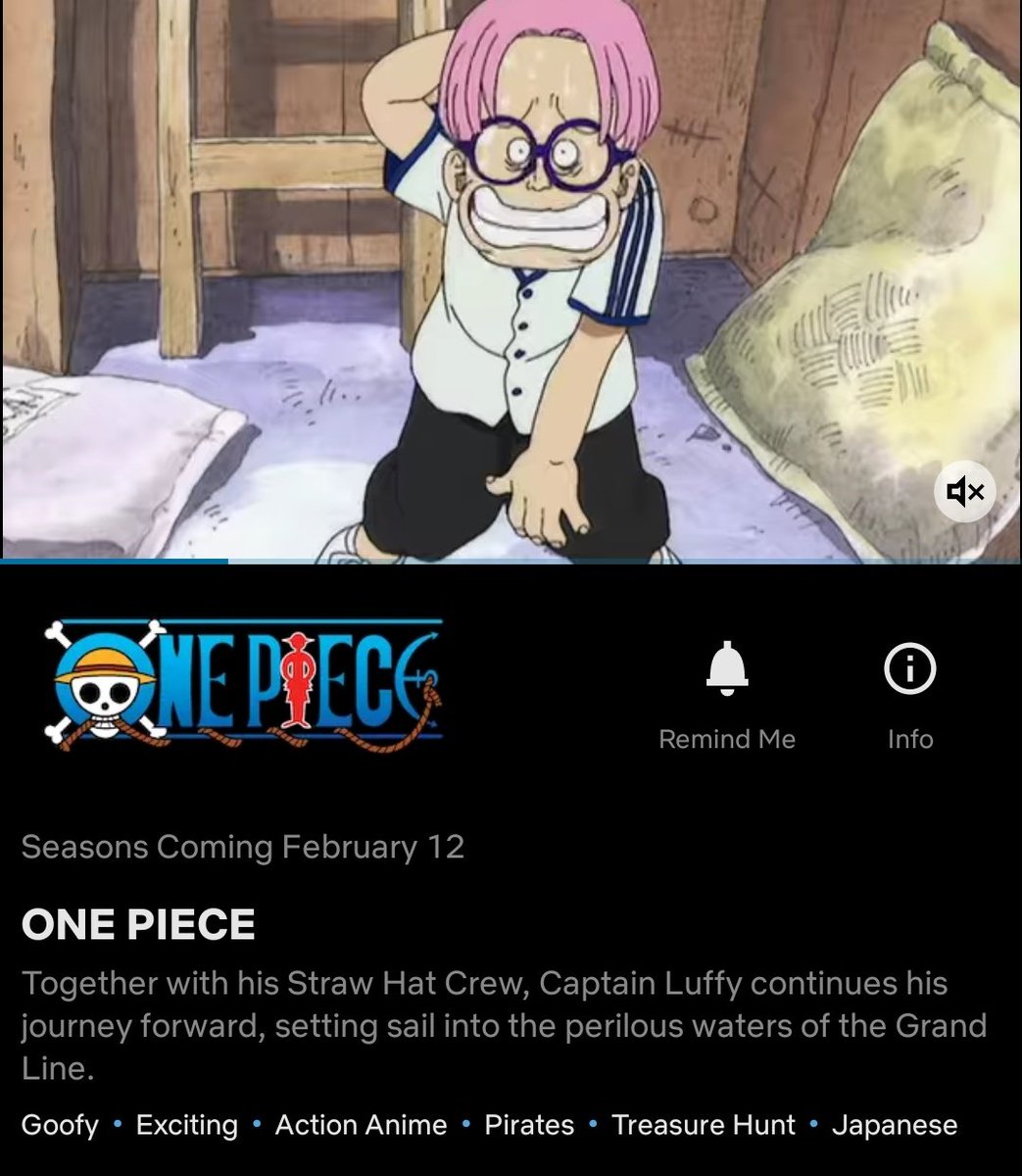 namxsj's tweet photo. pelo visto, o arco de ALABASTA entrará no catálogo da netflix dia 12 de fevereiro. mais uma conquista 👏 agora vamos lutar pelo resto https://t.co/Ni39eiY6Ec