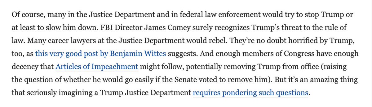 Trump had these instincts and would raise them internally, we learned. But his success was more muted than my worst fears, both because of internal resistance (as I hoped would help, see my 2016 post below) and Trump turning out to be surprisingly lazy and unable to focus.