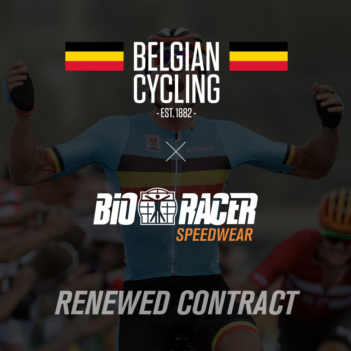 A match made in heaven!🤩 That's why we renewed our contract with @BELCycling ✅🇧🇪 #wemakeyoufaster #contract #belgium #cycling