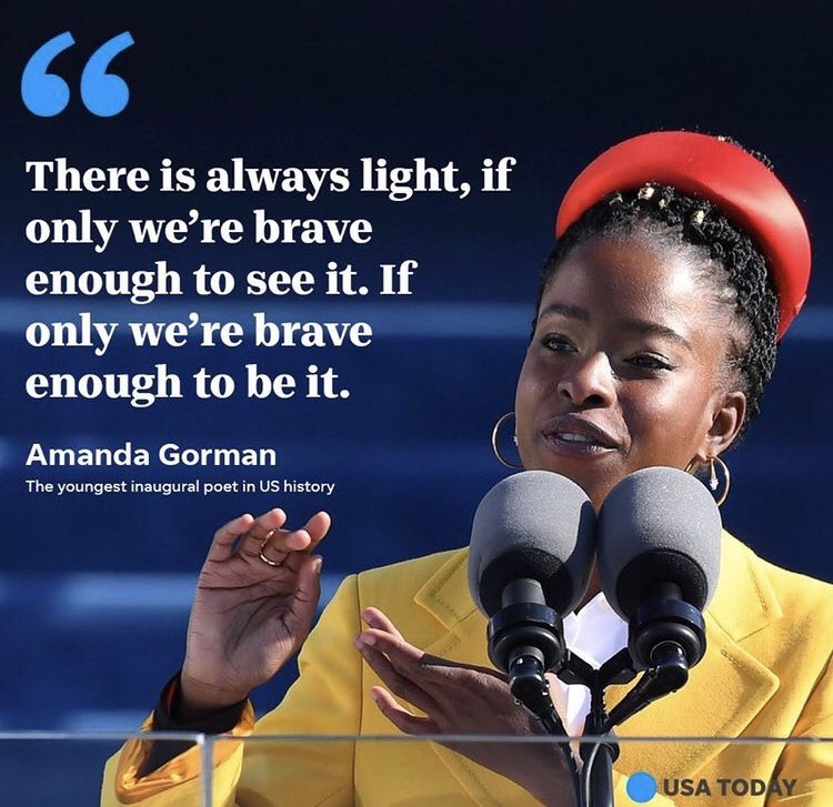 pamelasjacobs's tweet photo. Such incredible talent. Dr. Maya Angelou is surely smiling today. 💙 @TheAmandaGorman https://t.co/zCpP7wsoUi