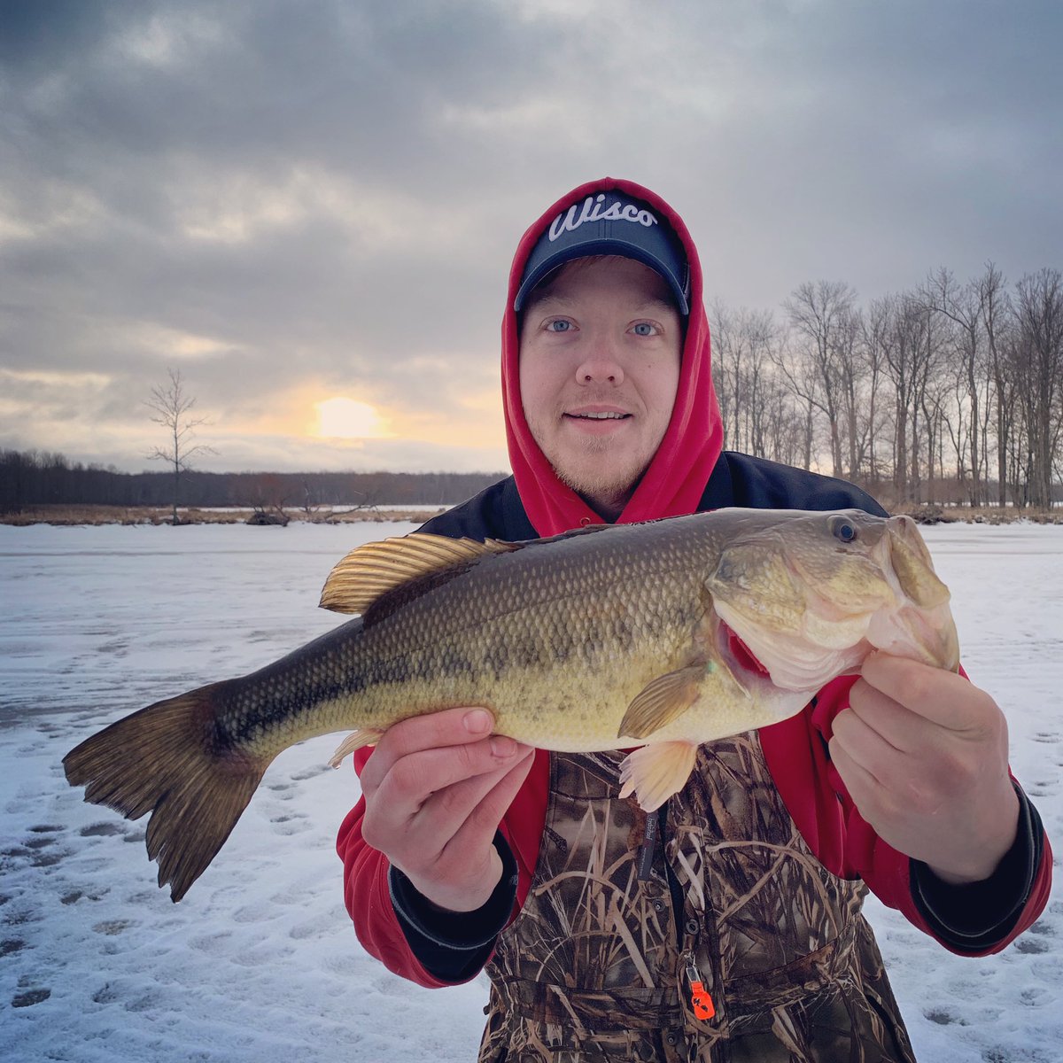 ChrisWestberg's tweet photo. One of many killer fish caught last weekend. Always lucky to get out on the ice. Trip report coming soon! https://t.co/hSIeqLVfLI #bigbass #fishing #icefishing #icefishingnation #outdoors #outdooradventures #outdoorwisconsin #wisconsinwinter #wisconsinlife #wisconsinoutdoors https://t.co/781Pav4Yrt