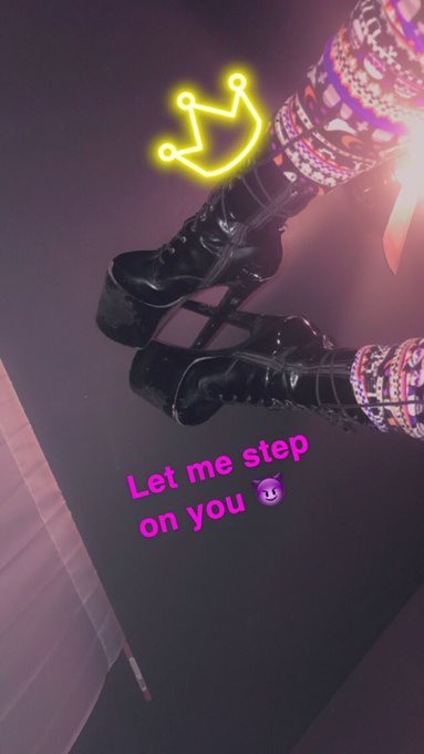 Princess step on me 😈  &bull; Onlyfans Domme Findom Goddess &bull; https://t.co/rVxHXrAZwf<a href="/tag/onlyfansbabe"class="tags"><span>#onlyfansbabe</span></a><a href="/tag/onlyfanslink"class="tags"><span>#onlyfanslink</span></a><a href="/tag/onlyfansnewbie"class="tags"><span>#onlyfansnewbie</span></a><a href="/tag/onlyfansthread"class="tags"><span>#onlyfansthread</span></a>